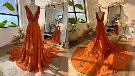 Deep Autumn Wedding Dress: Timeless Elegance for Your Fall Ceremony