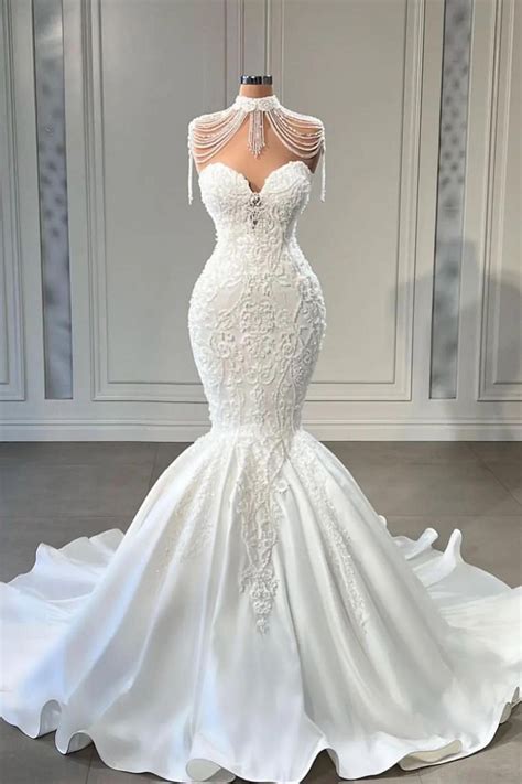 Mermaid Satin Wedding Dress Trends 2023